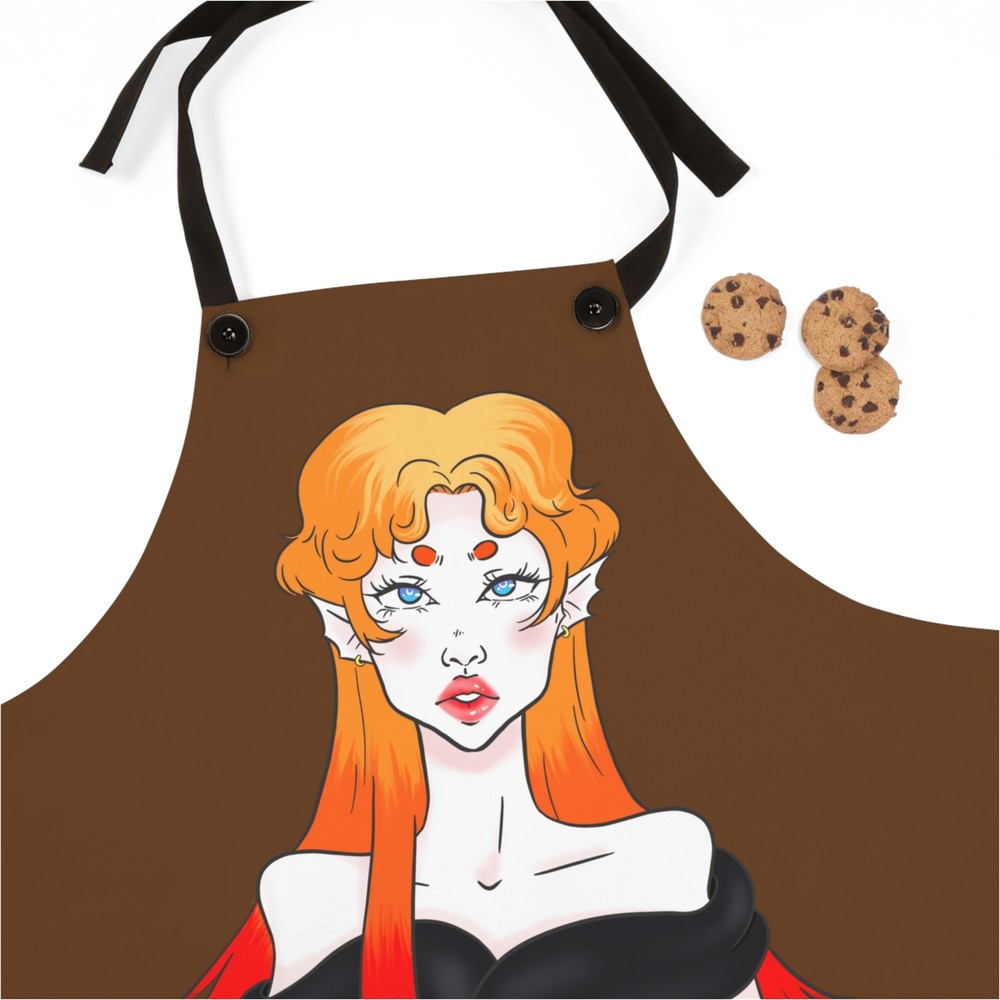 Anna | Brown | Apron (AOP)