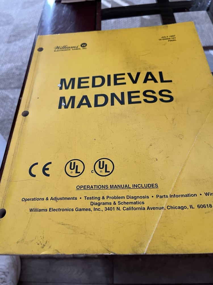 Medieval Madness Pinball Manual