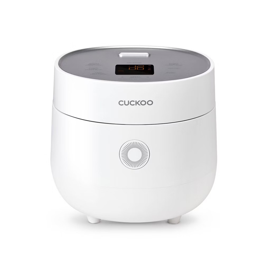 Cuckoo 3-Cup Micom Rice Cooker and Warmer White: 9 Settings, Automatic Keep