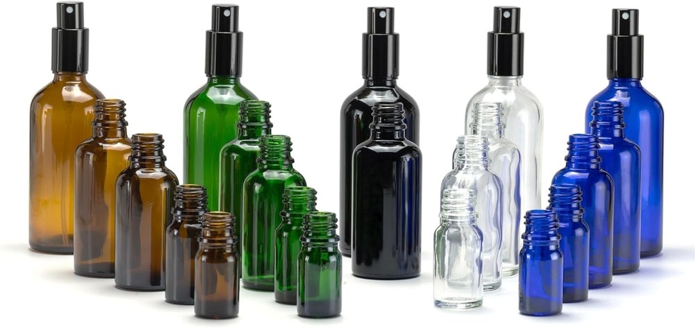 Refillable Fine Mist Spray Bottles - 1oz Capacity