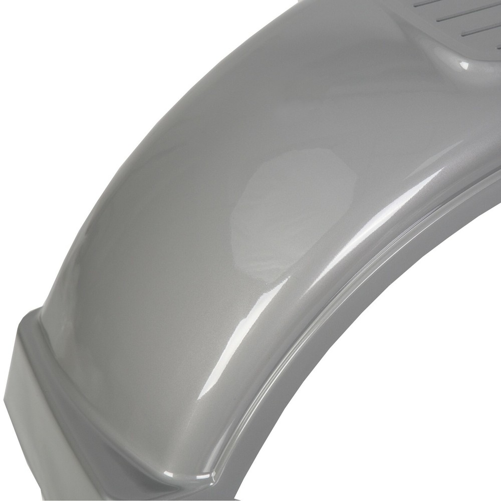 Set Of 2 Single Axle Trailer Fenders w/ Top Step For 13" Wheels Tires Skirt Boat