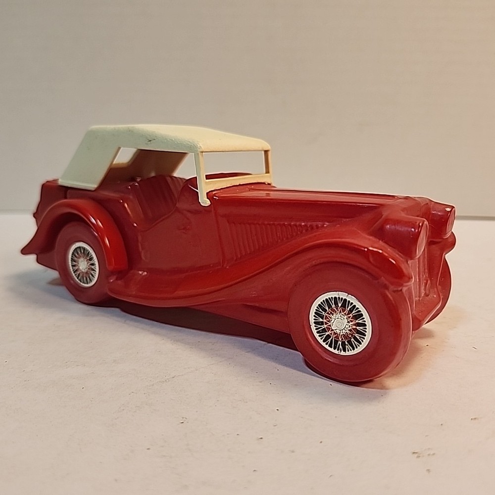 Avon Perfume Cologne Bottle Empty / Car / Red 1936 MG