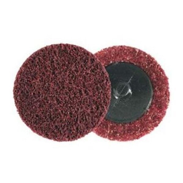 Scotch-Brite Roloc Surface Conditioning Disc, SC-DR, A/O Medium, TR, 2 in
