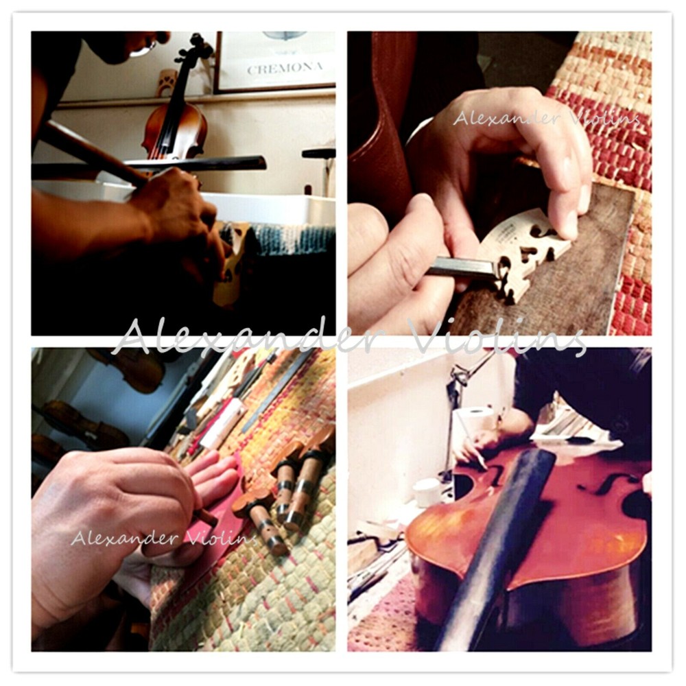 ADVANCED 4/4 SIZE VIOLIN, Dominant Strings + Despiau Bridge,DEEP & POWERFUL TONE