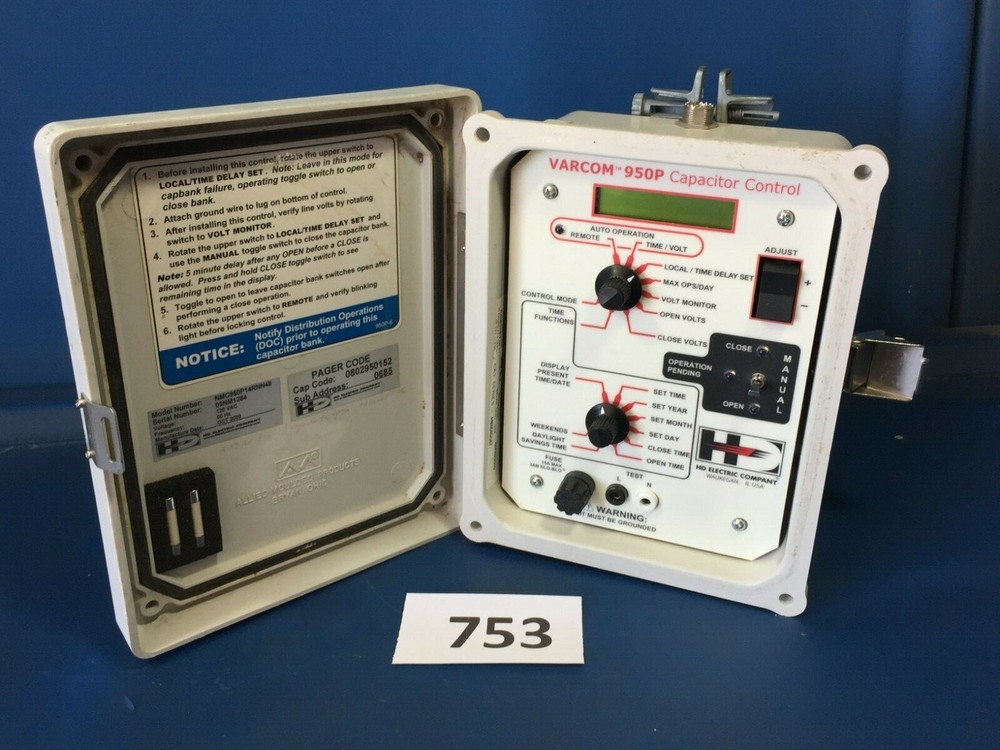 HD ELECTRIC VARCOM 950P CAPACITOR CONTROL