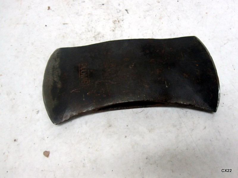 Vintage Plumb Double Bit Axe Head 3lbs 2oz 3.75" Blade