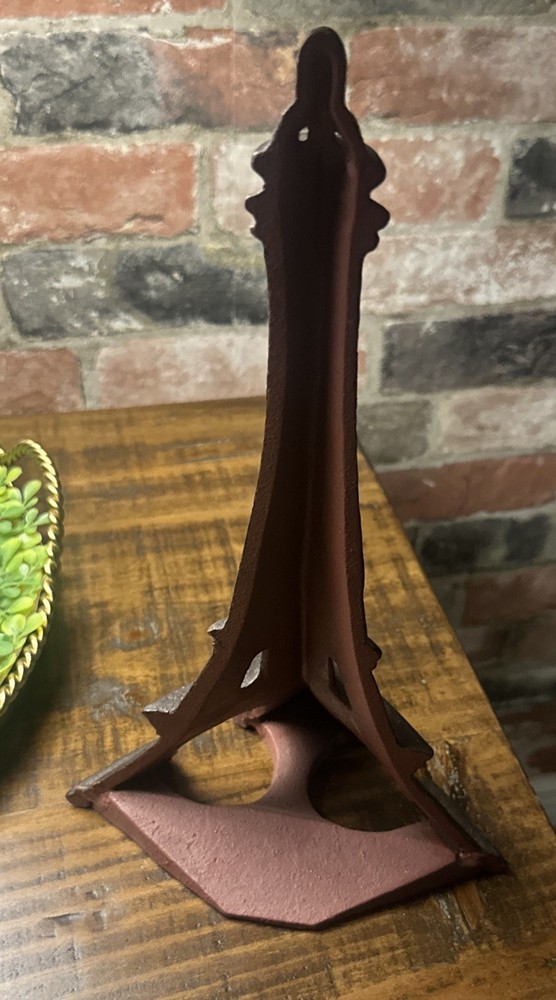 Cast Iron Eiffel Tower Bookend Only One- 13 Inch