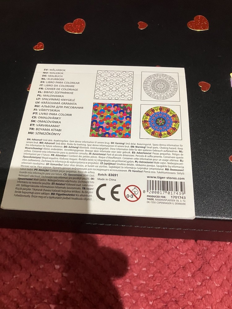 Mini Colouring Book from Tiger