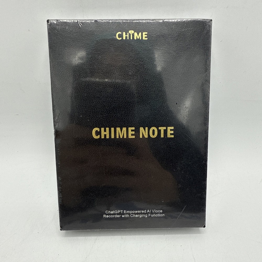 Chime Note Pro ChatGPT EMPOWERED AI Voice Recorder w/ Charging Function Graphite