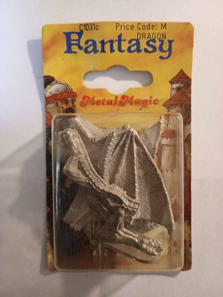 Fantasy Metal Magic Dragon     new Sealed