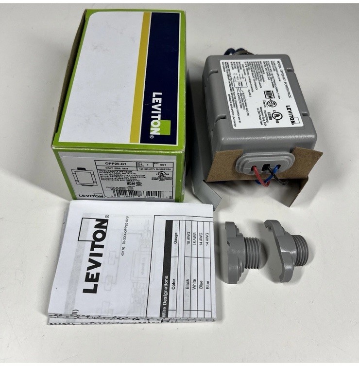 Leviton Occupancy Sensor OPP20-D2 Power Pack NEW