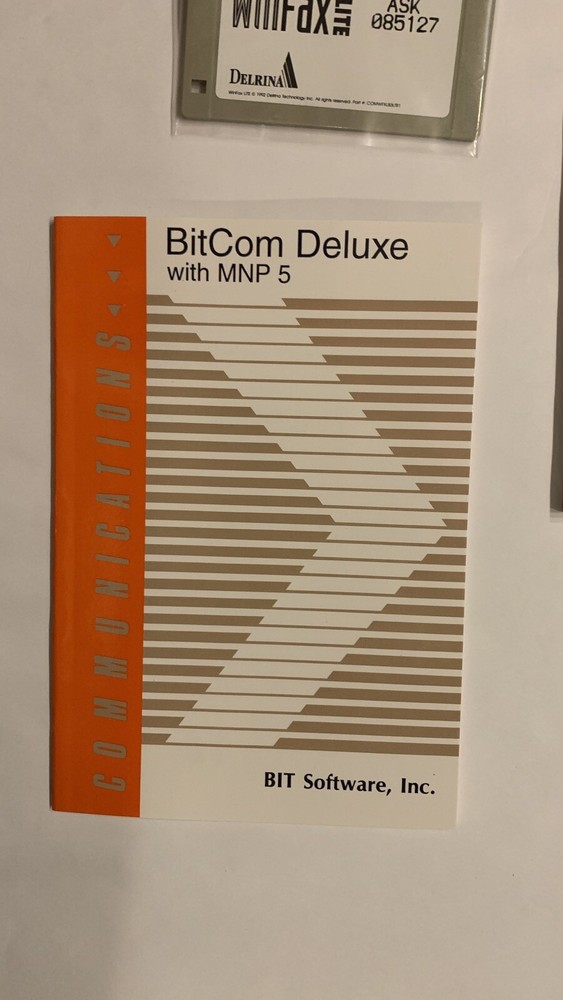 Vintage Computer Bundle - Internal Modem, Miscellaneous Software, Manuals