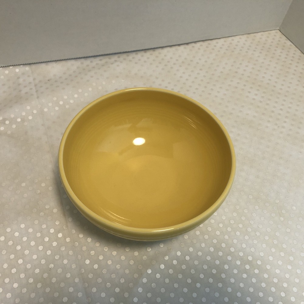 Fiesta Ware Medium Footed Bowl Sunflower Yellow Dillards Exclusive 6in