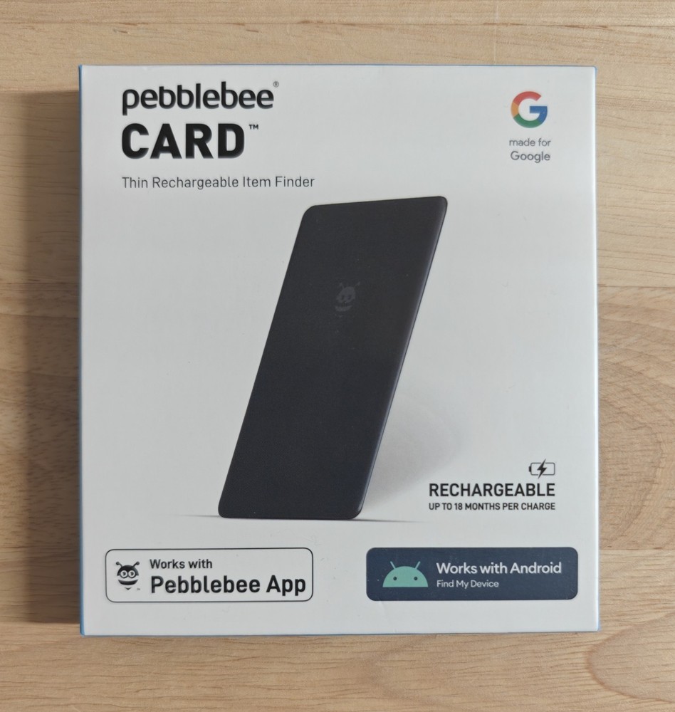 Pebblebee Card Android Google Find My Device Tracker