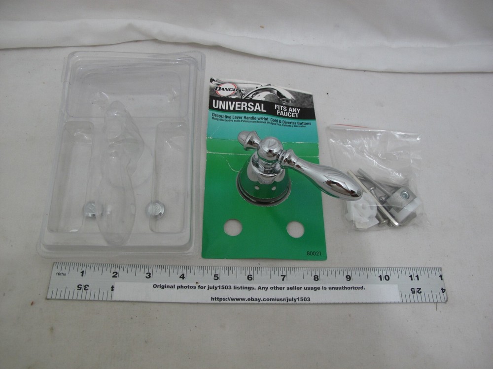 NEW Danco Universal Decorative Lever Handle w/Hot, Cold, Diverter - 80021 (ob)