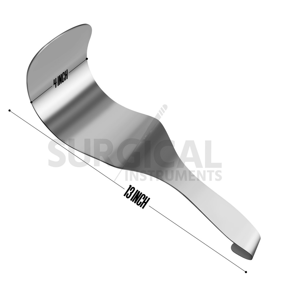 DEAVER Retractor SOLID HANDLE Surgical Instrument 4 x 13 Stainless German Grade