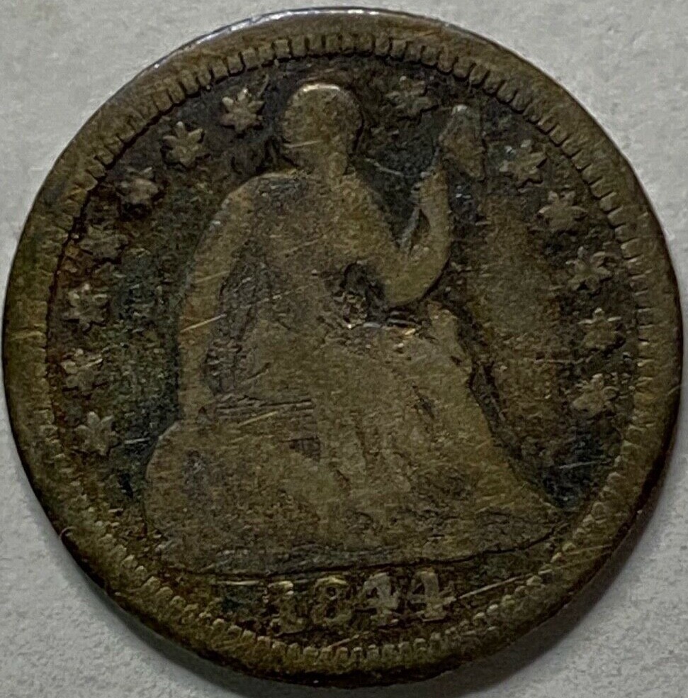 1844-O Seated Liberty Half Dime