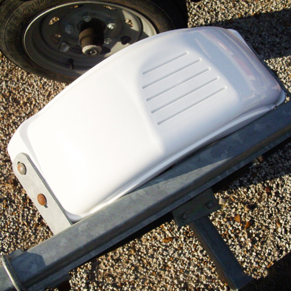 HECASA Pair Single-Axle Trailer Fenders Fits 8"-12" Wheels Top Step Skirt Boat