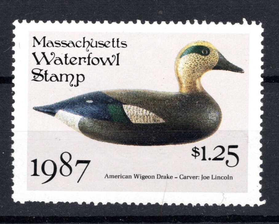 US Duck stamps- Massachusetts 1987 Scott # 14 (E940)