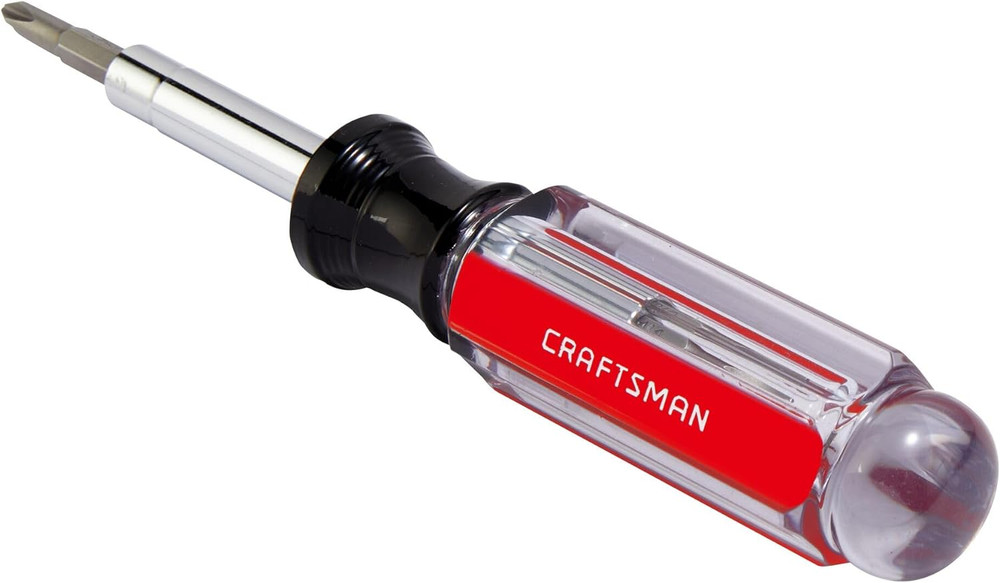 Screwdriver Multi-Bit Set, 6 in 1, Acetate Handle (CMHT66052)