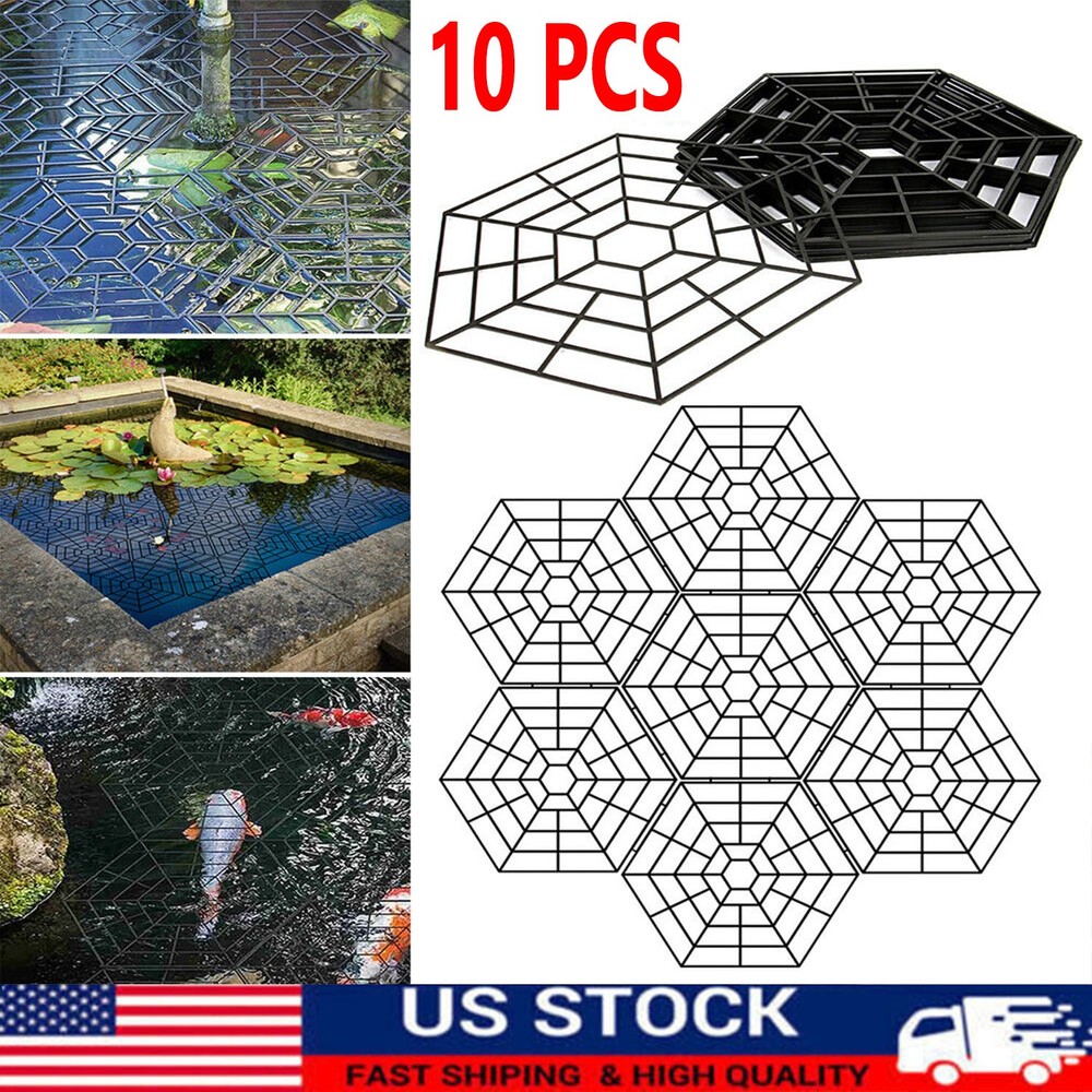 Floating Pond Protection Kit Interlocking Herons Deterrence Fish Protection Net