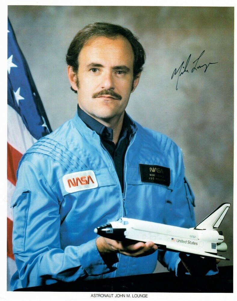 Astronaut John M. Lounge Signed NASA Lithograph
