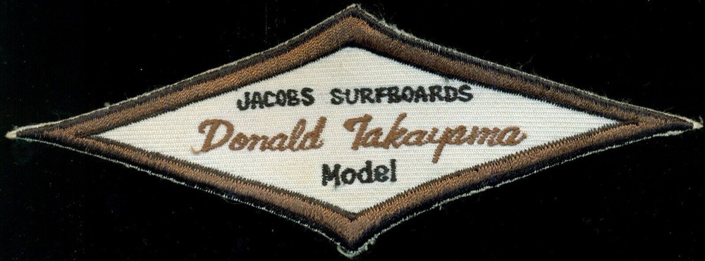 Jacobs Surfboards Donald Takayama Model Surf Patch SF-1