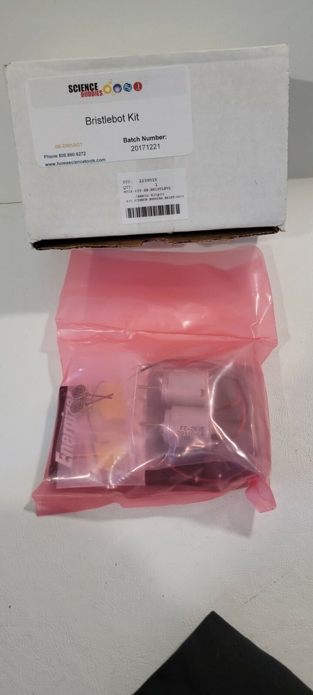 Science Buddies Bristlebot Kit 20171221 sealed pack