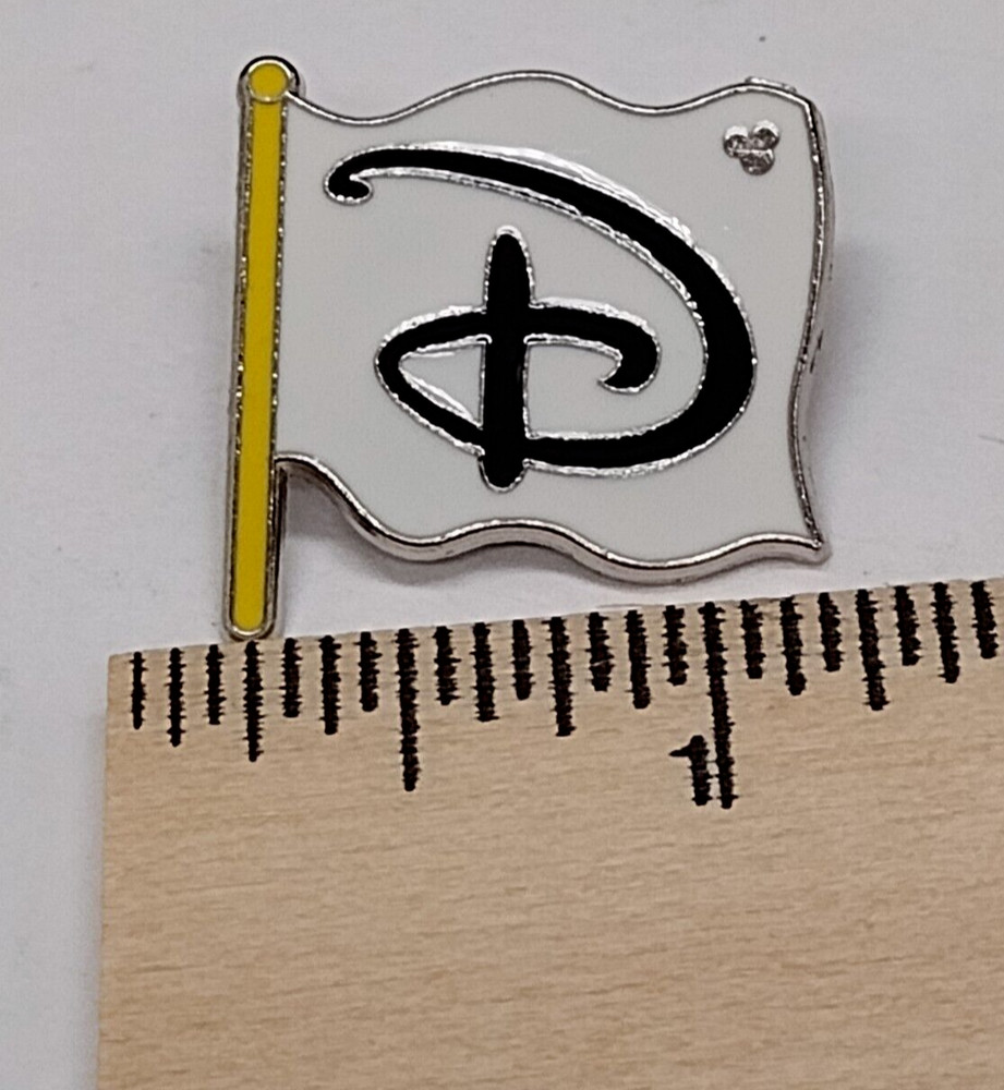 Disney Enamel Flag Hidden Mickey Lapel Pin