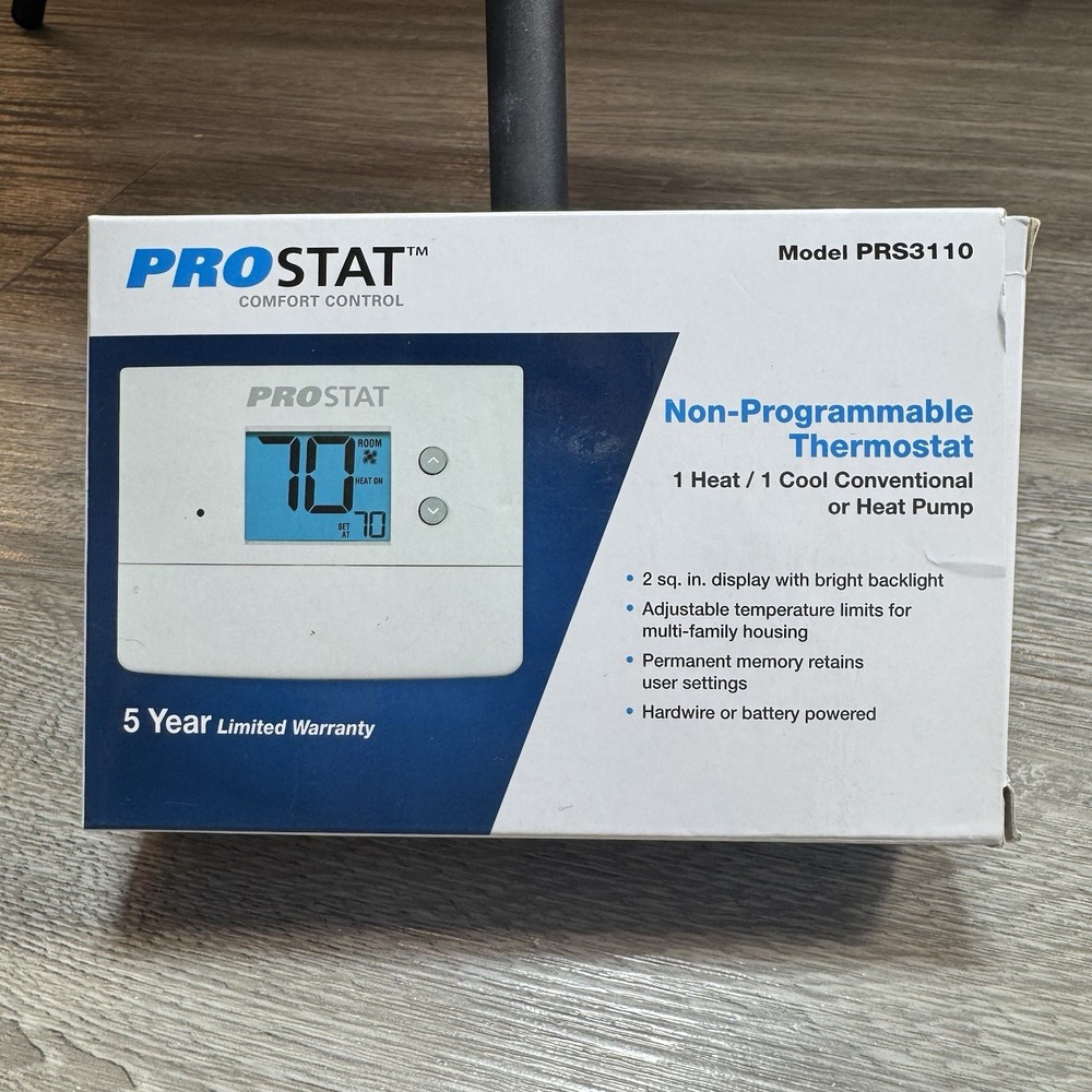 Prostat Non-Progammable Thermostat PRS3210 White