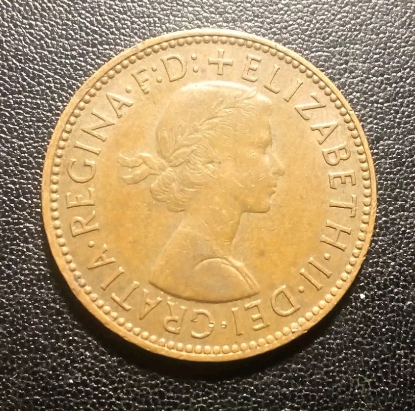 1965 Great Britain Half Penny