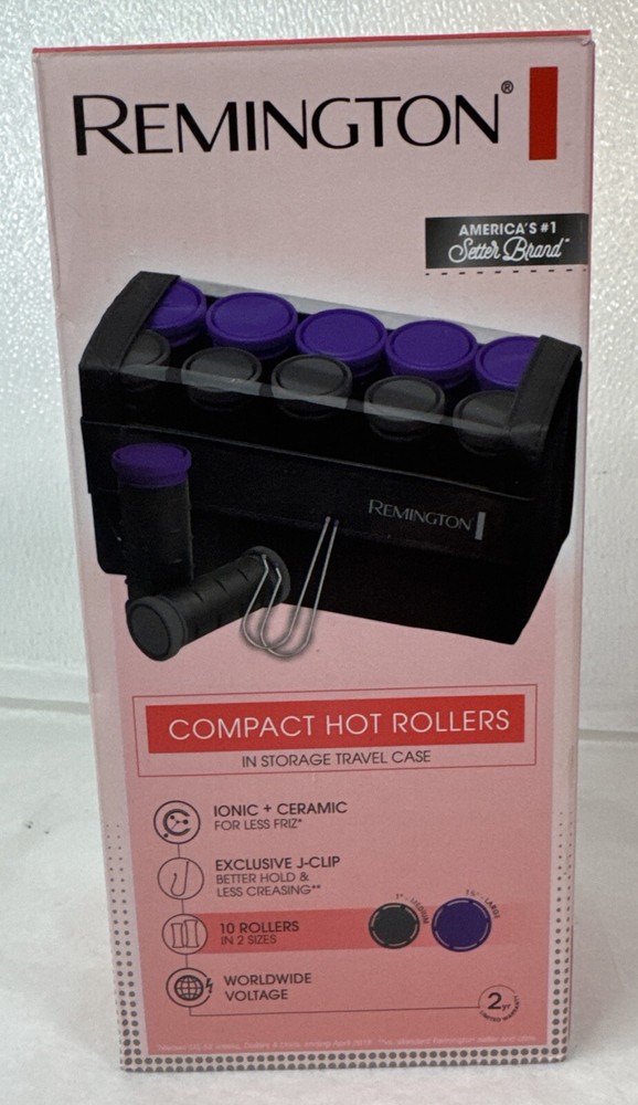 Remington Travel Size Compact Ceramic Hot Hair Rollers