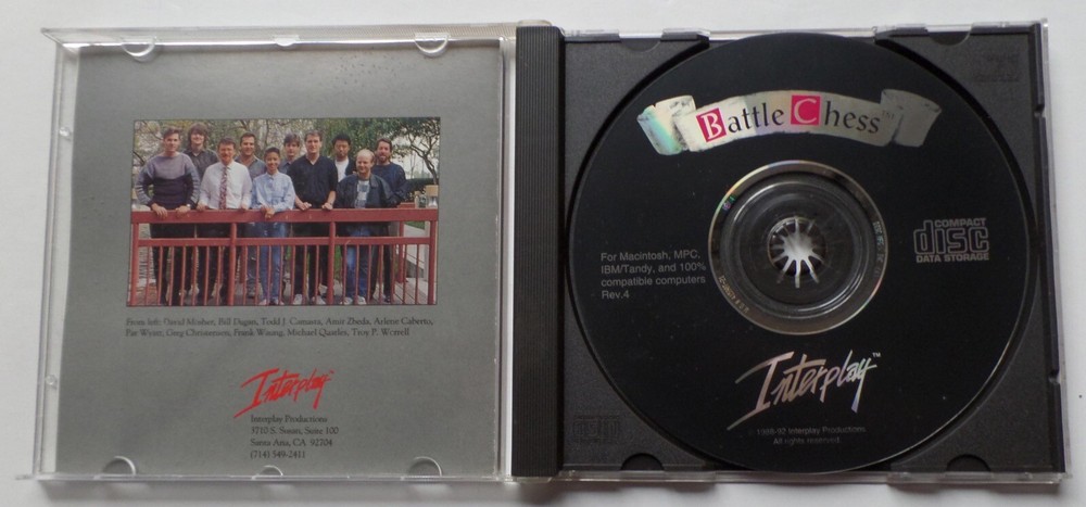 BATTLE CHESS - Macintosh Game Box Enhanced CD-Rom Vintage Interplay