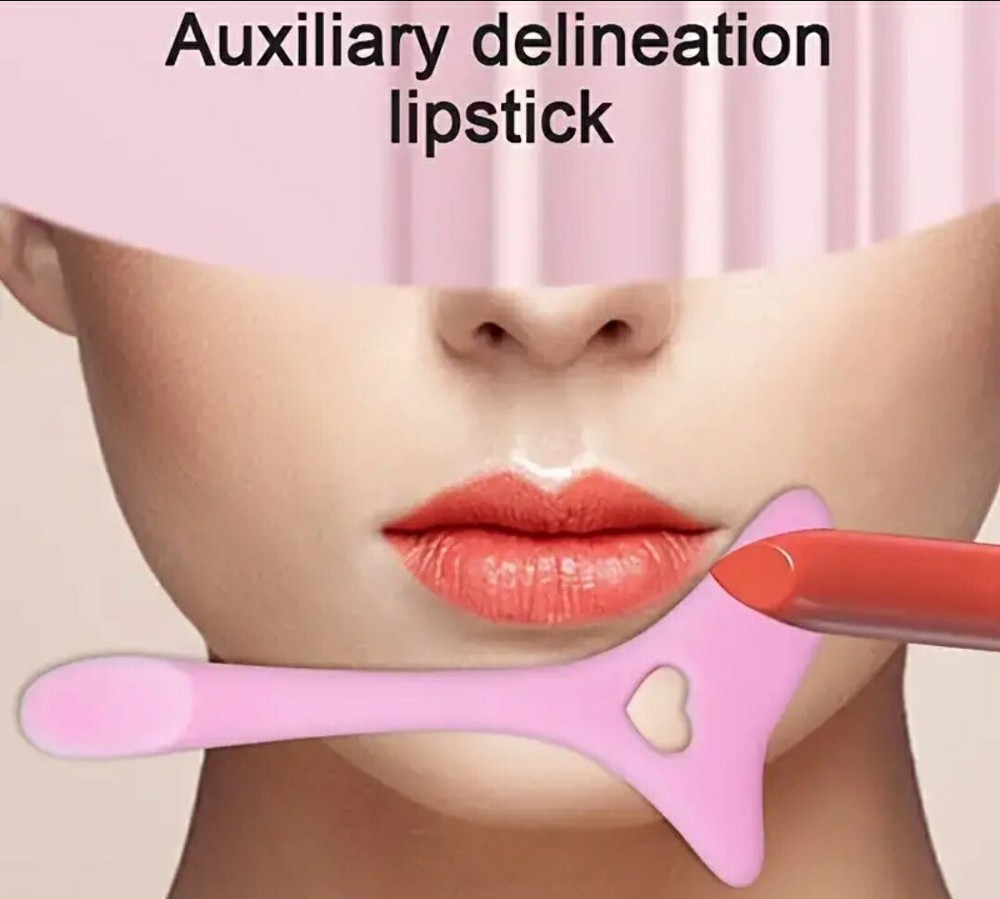 Winged Eyeliner Tool, Eyebrow Pencil Stencil, Multifunctional Makeup Tool Pink