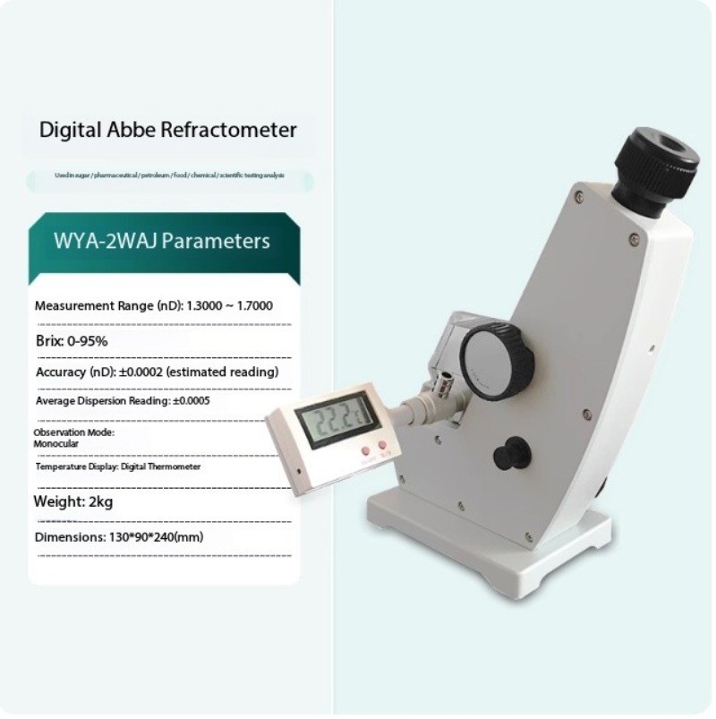 Abe Refractometer Sugar Concentration Tester 2WAJ Monocular Refractive Index