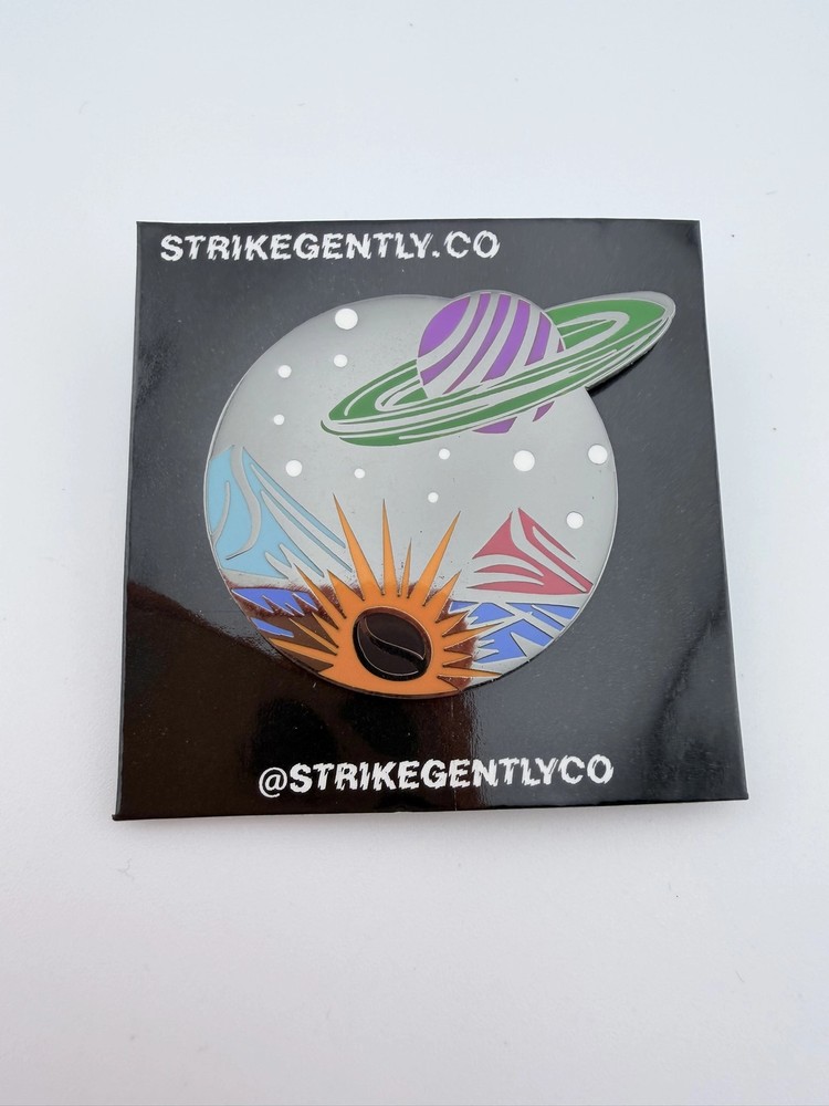 Strike Gently Co. Outer Space Lapel Pin
