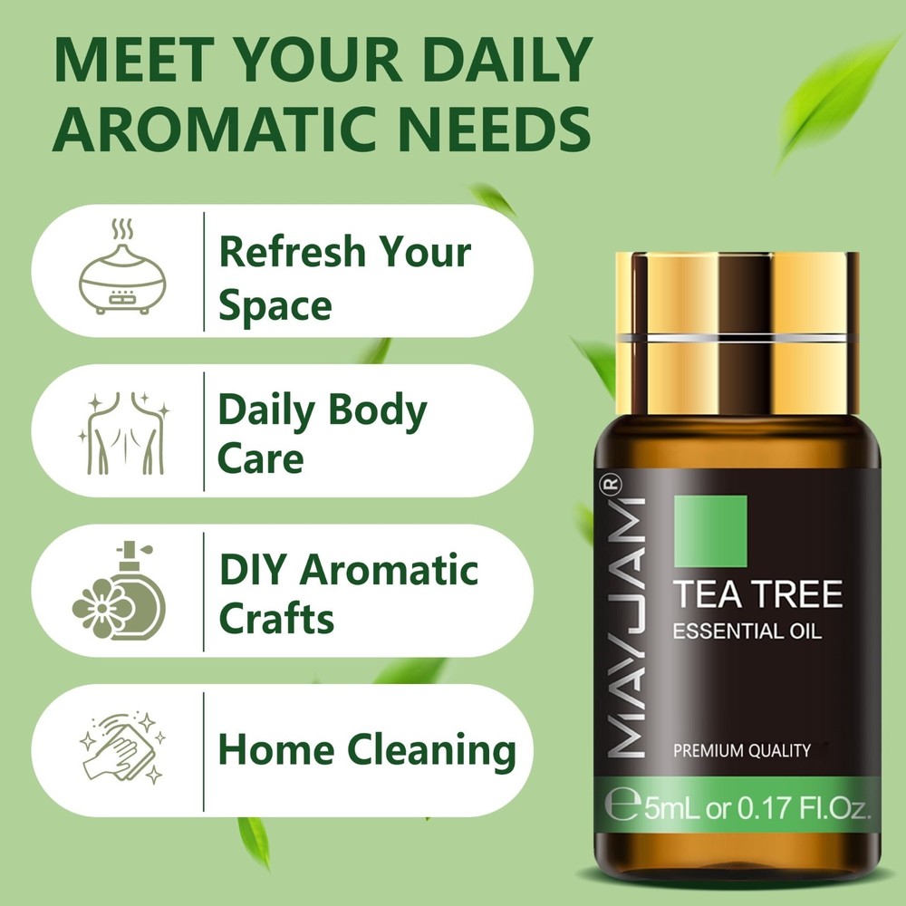 MAYJAM Aromatherapy Essential Oils Set 20 Pack 5ml for Diffuser & Skin Care