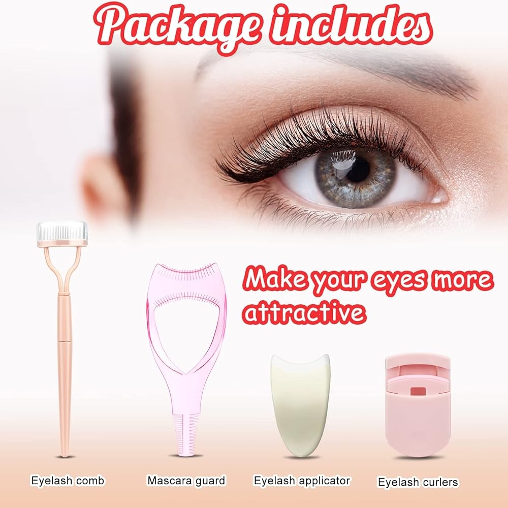 1 Eyelash Applicator Tool Kit, False Lash Clip Applicator Portable