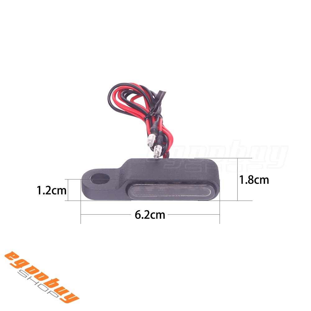 E24 Emark Mini LED Turn Signal Light Indicator Handlebar Blinker Universal 12V