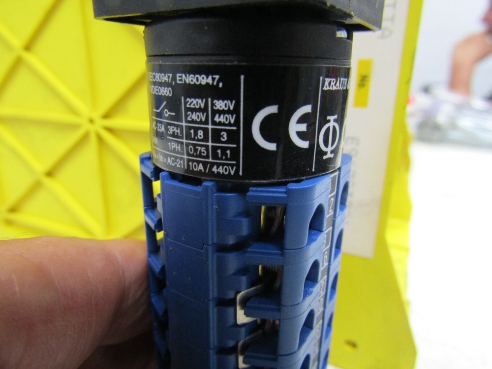 🔥NEW KRAUS & NAIMER CA4 ROTARY SWITCH 8 POSITION