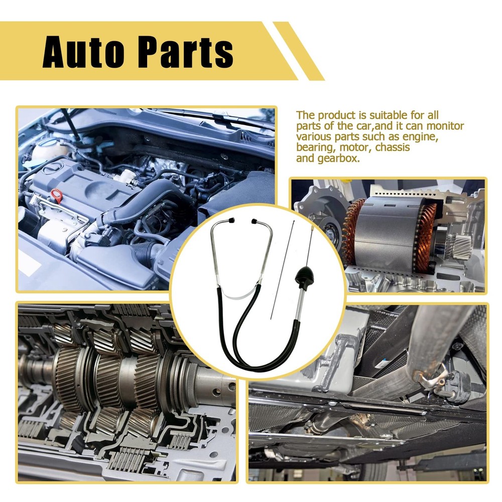 Mechanic Stethoscope Automotive Engine Diagnostic Tool Sensitive Hearing