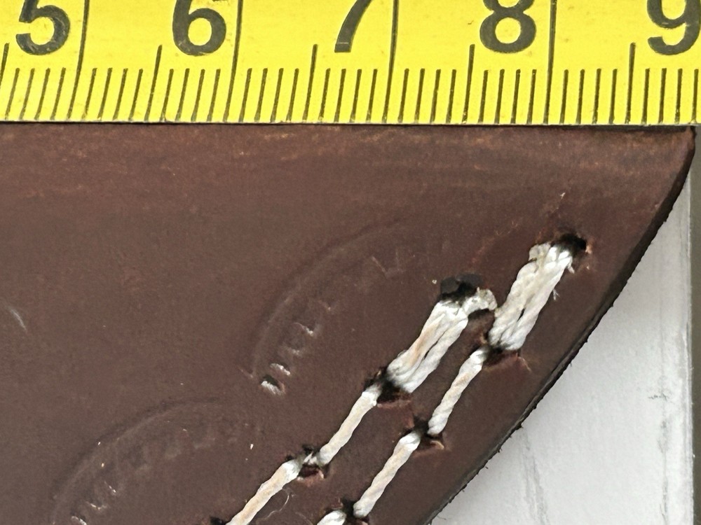 Brown Leather straight Fixed Blade Knife Sheath