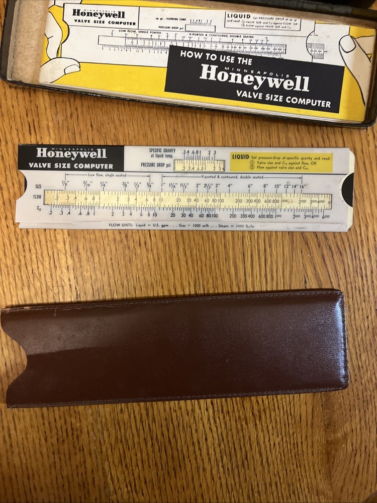 Honeywell Valve Size Computer 1950s