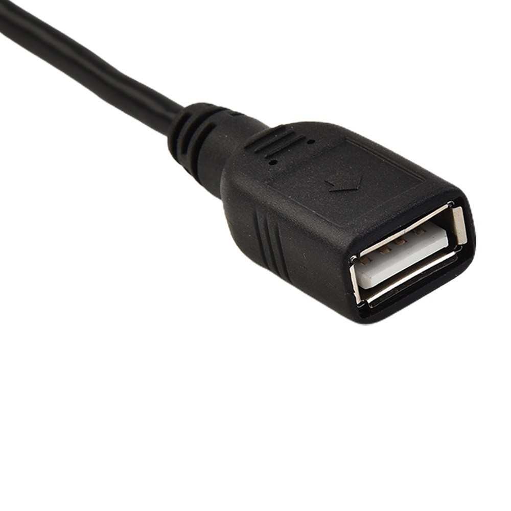 2pcs Car USB Cable Adapter 4Pin & 6Pin Accessories Connector For Android