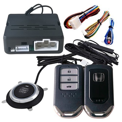 Keyless Entry Engine Start Alarm System Push Button Remote Starter Stop Car