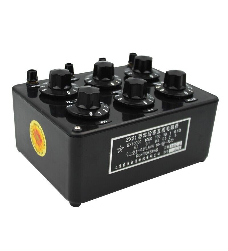 ZX21a Precision Plastic Variable Decade Resistance Resistor Box Physical Electr