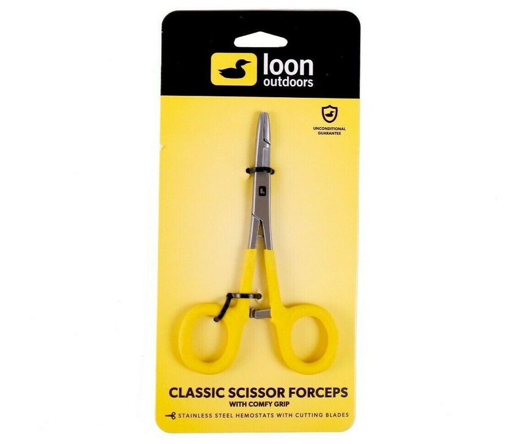 Loon Outdoors Classic Scissor Forceps with Comfy Grip
