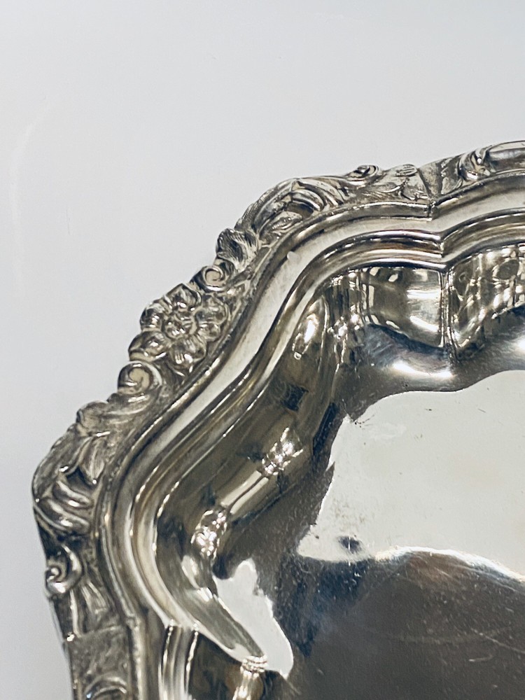 Barbour International Silver Plate Covered Entree Severing Dish