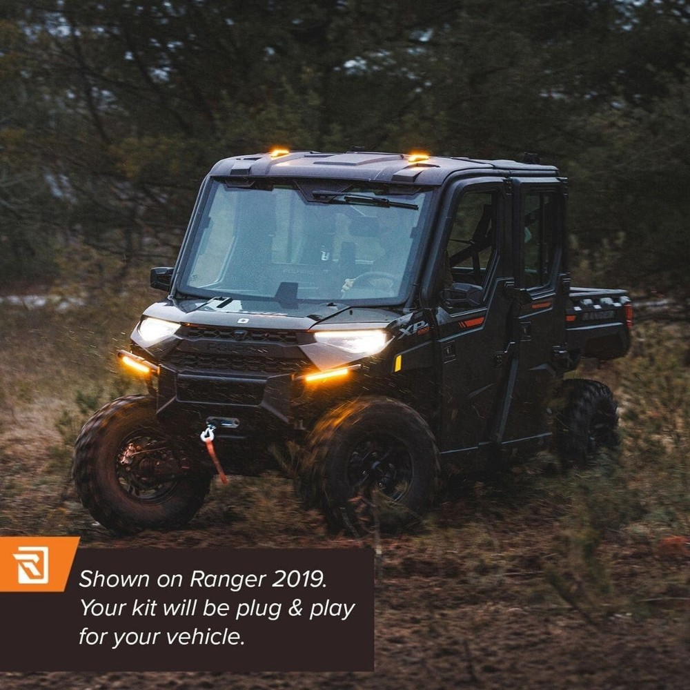 Ravek Can-Am Defender White Plug & Play Apex Lights