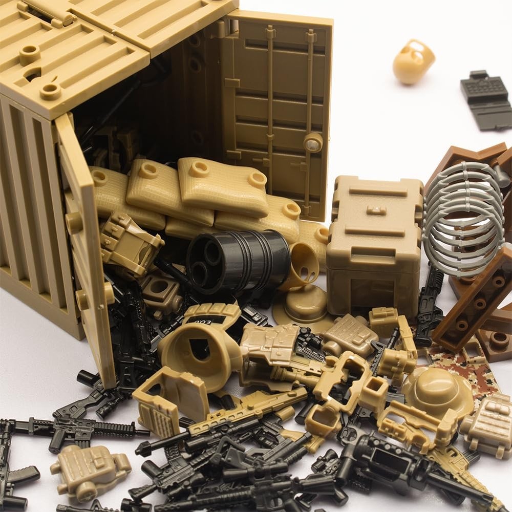 Special Military Soldier Style Weapon Sets, Pack Accessories...